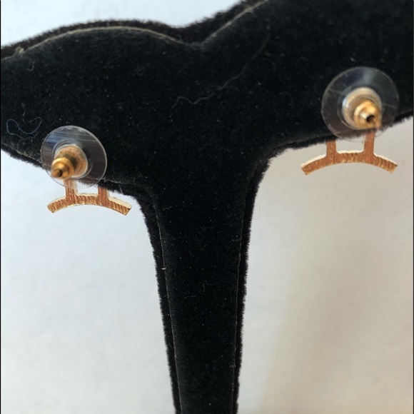 💜3/$30 Horoscope Gemini The Twins Clear crystal earrings - Picture 4 of 7